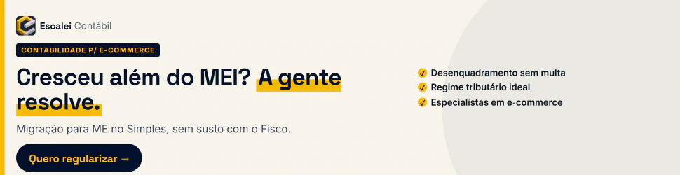 Escalei Contábil — cresceu além do MEI? A gente resolve