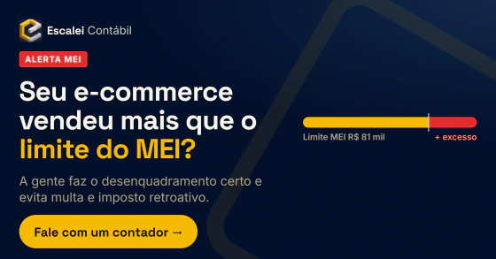 Escalei Contábil — seu e-commerce passou do limite do MEI? Fale com um contador