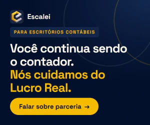 Escalei Contábil — para escritórios contábeis: você continua sendo o contador, nós cuidamos do Lucro Real