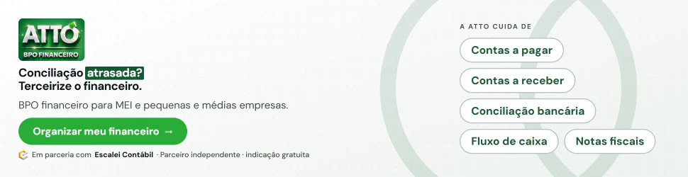 ATTO BPO Financeiro, em parceria com a Escalei Contábil — conciliação atrasada? Terceirize o financeiro