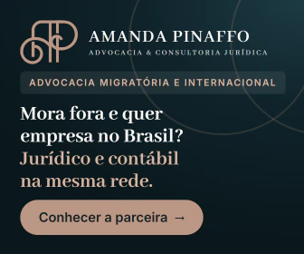 Amanda Laíse Pinaffo Advocacia, em parceria com a Escalei Contábil — mora fora e quer empresa no Brasil? Jurídico e contábil na mesma rede