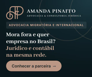 Amanda Laíse Pinaffo Advocacia, em parceria com a Escalei Contábil — mora fora e quer empresa no Brasil? Jurídico e contábil na mesma rede