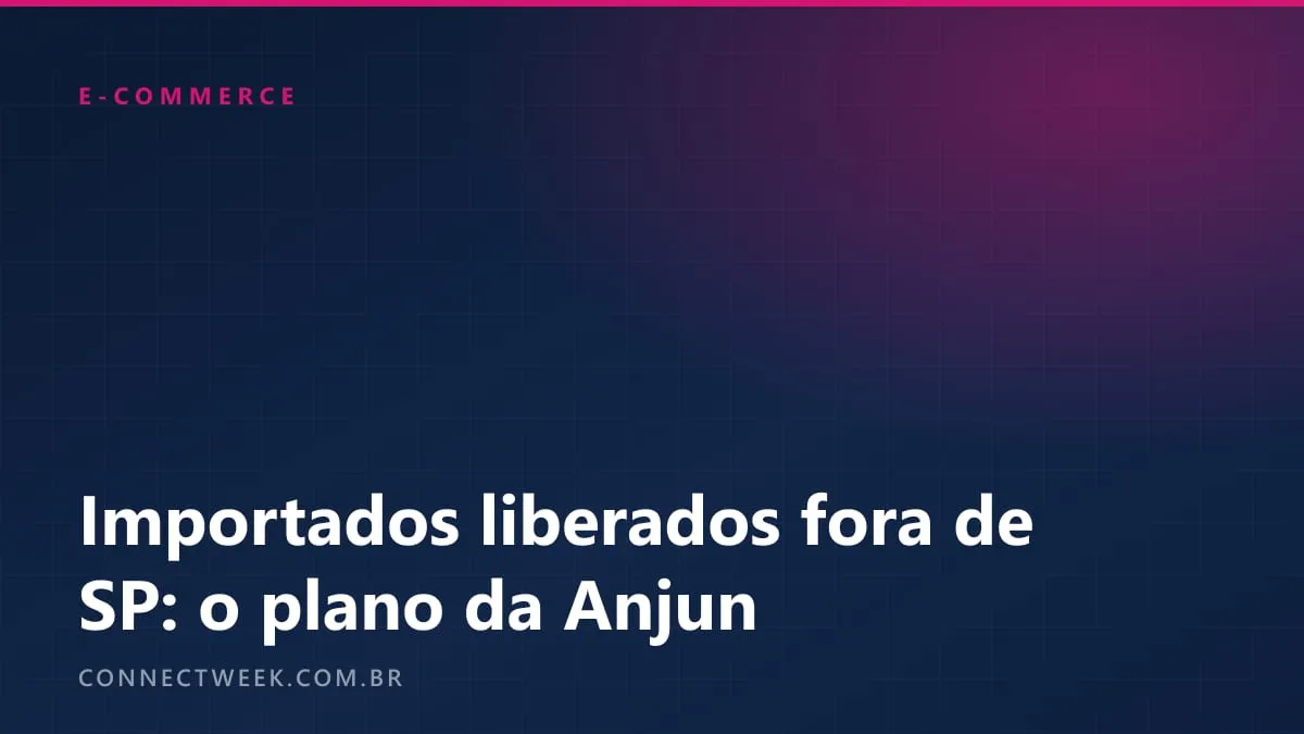 Anjun vai liberar importados em Recife, Brasília e Manaus, sem passar por SP, em plano de R$ 220 mi até 2027