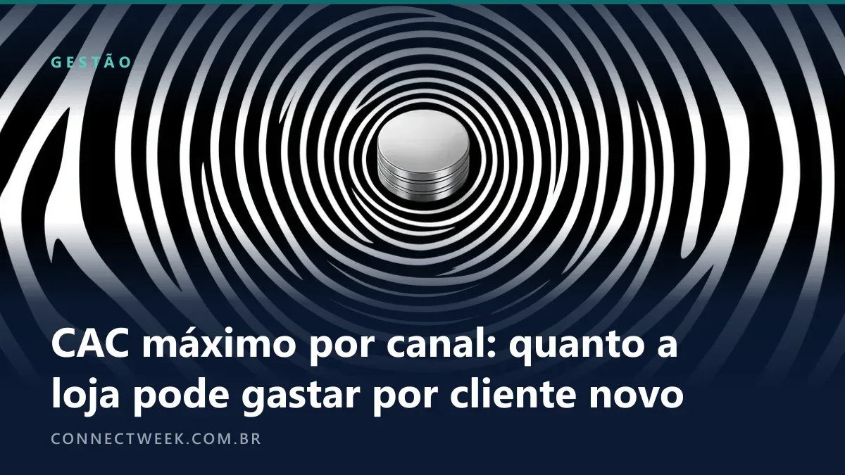 Composição op art em preto e branco com anéis vibrantes e uma pilha de moedas no centro
