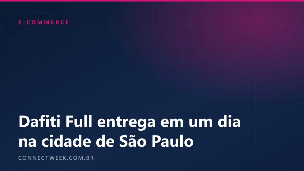 Next Day da Dafiti: vendedor do Full entrega em um dia na capital paulista, de segunda a quinta até 17h