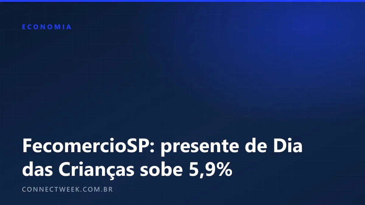 Cesta de 23 presentes do Dia das Crianças sobe 5,9% em 12 meses e supera o IPCA-15, calcula a FecomercioSP