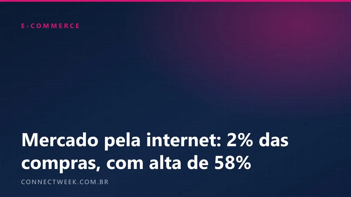 Compra de mercado pela internet salta 58% em um ano e ainda é só 2% das ocasiões