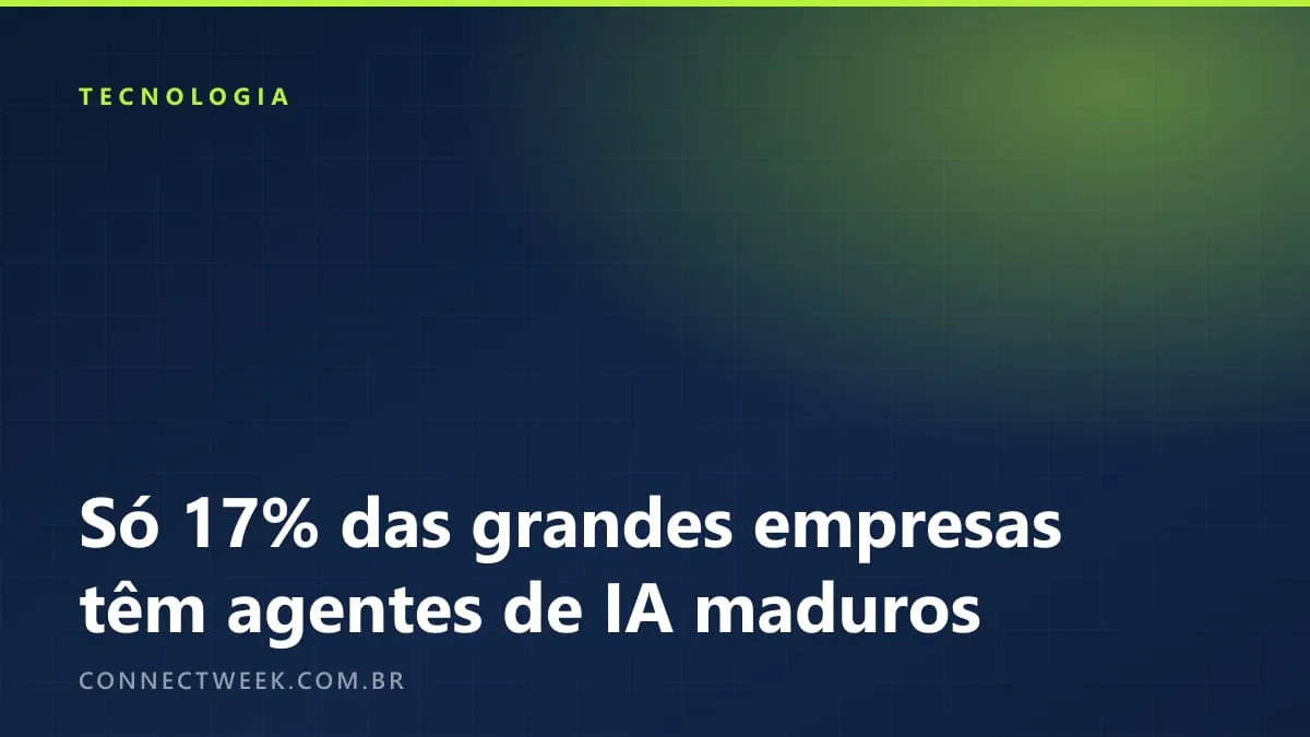 Só 17% das grandes empresas brasileiras têm agentes de IA maduros, e a nuvem do Google vai crescer no país