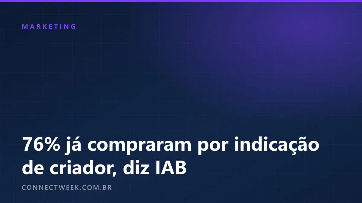 76% de quem segue criadores já comprou por indicação deles, mas número de seguidores pouco pesa na confiança