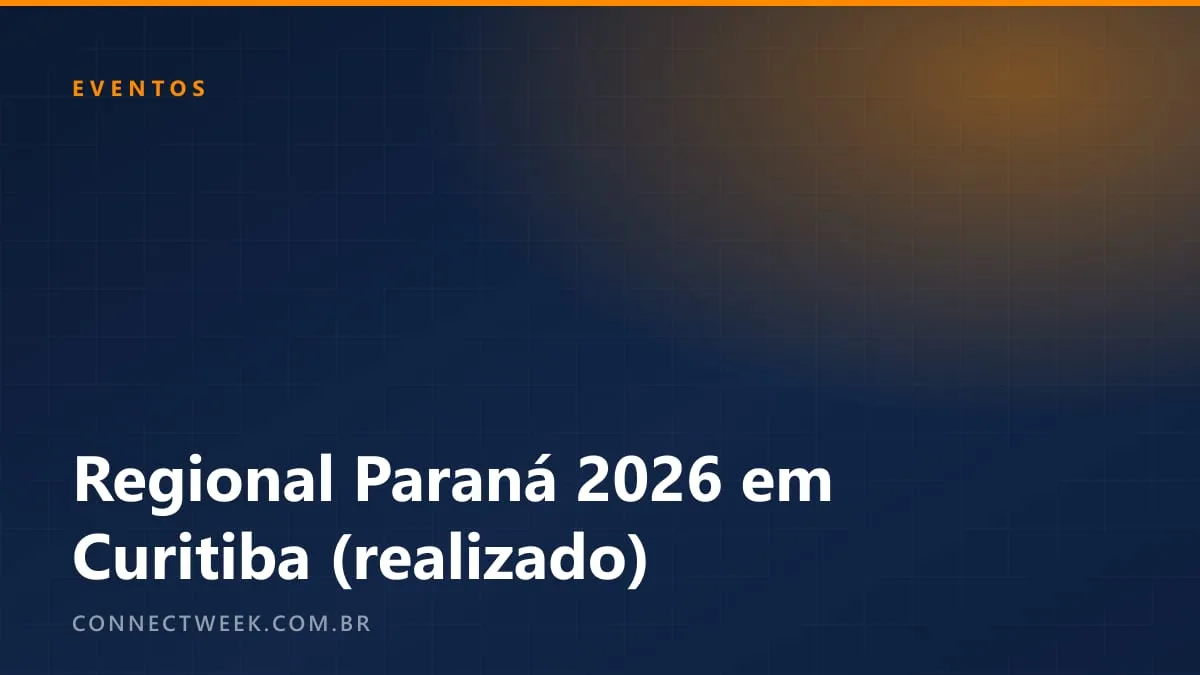 Regional do Paraná, realizado em 7 de abril em Curitiba, teve MadeiraMadeira e TikTok Shop na pauta