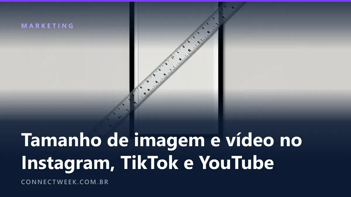 Três molduras vazias em vertical, quadrado e horizontal com régua e esquadro