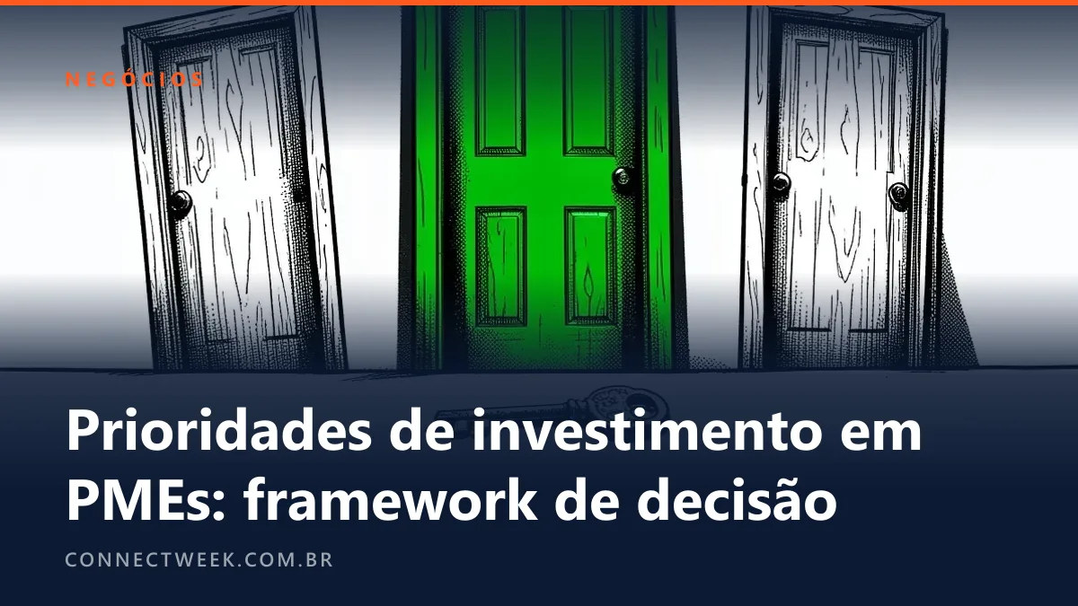 Quadrinho em preto e branco com três portas de tamanhos diferentes, a do meio verde, e uma única chave no chão