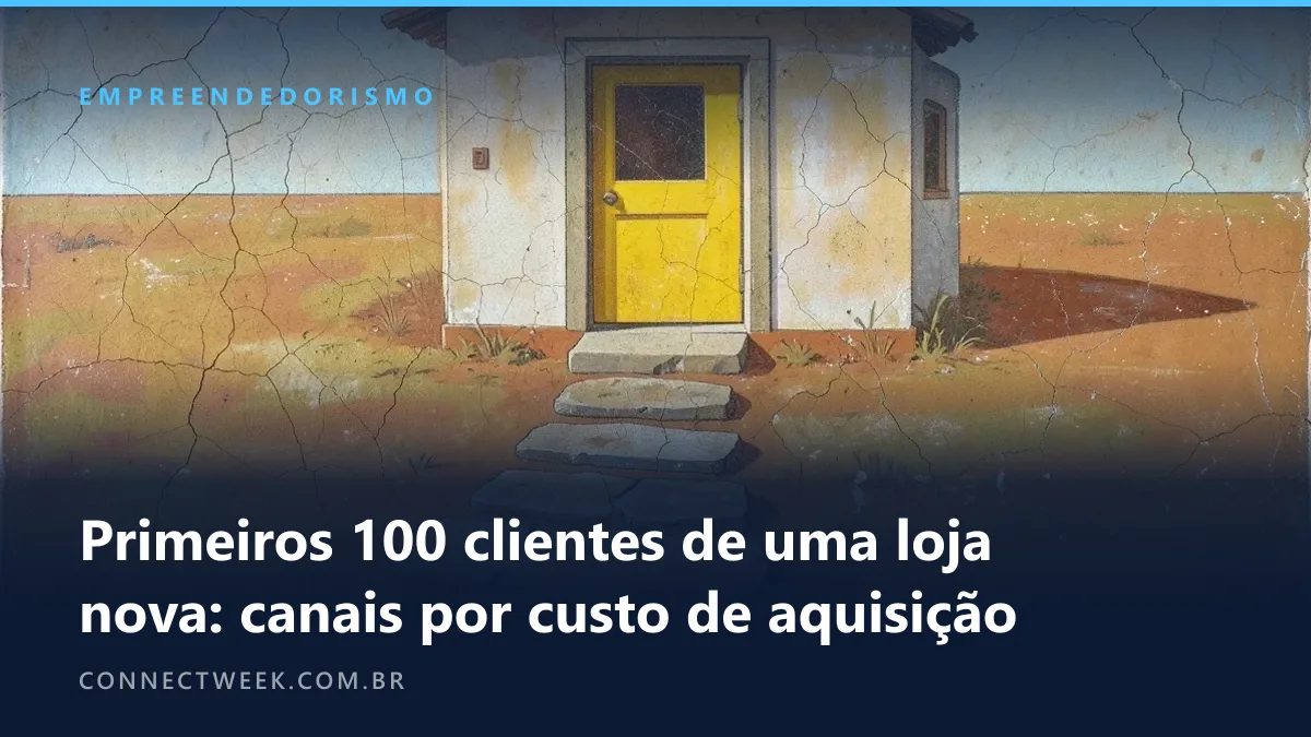 Pintura mural em afresco de uma casinha de porta amarela com um caminho de pedras até a entrada